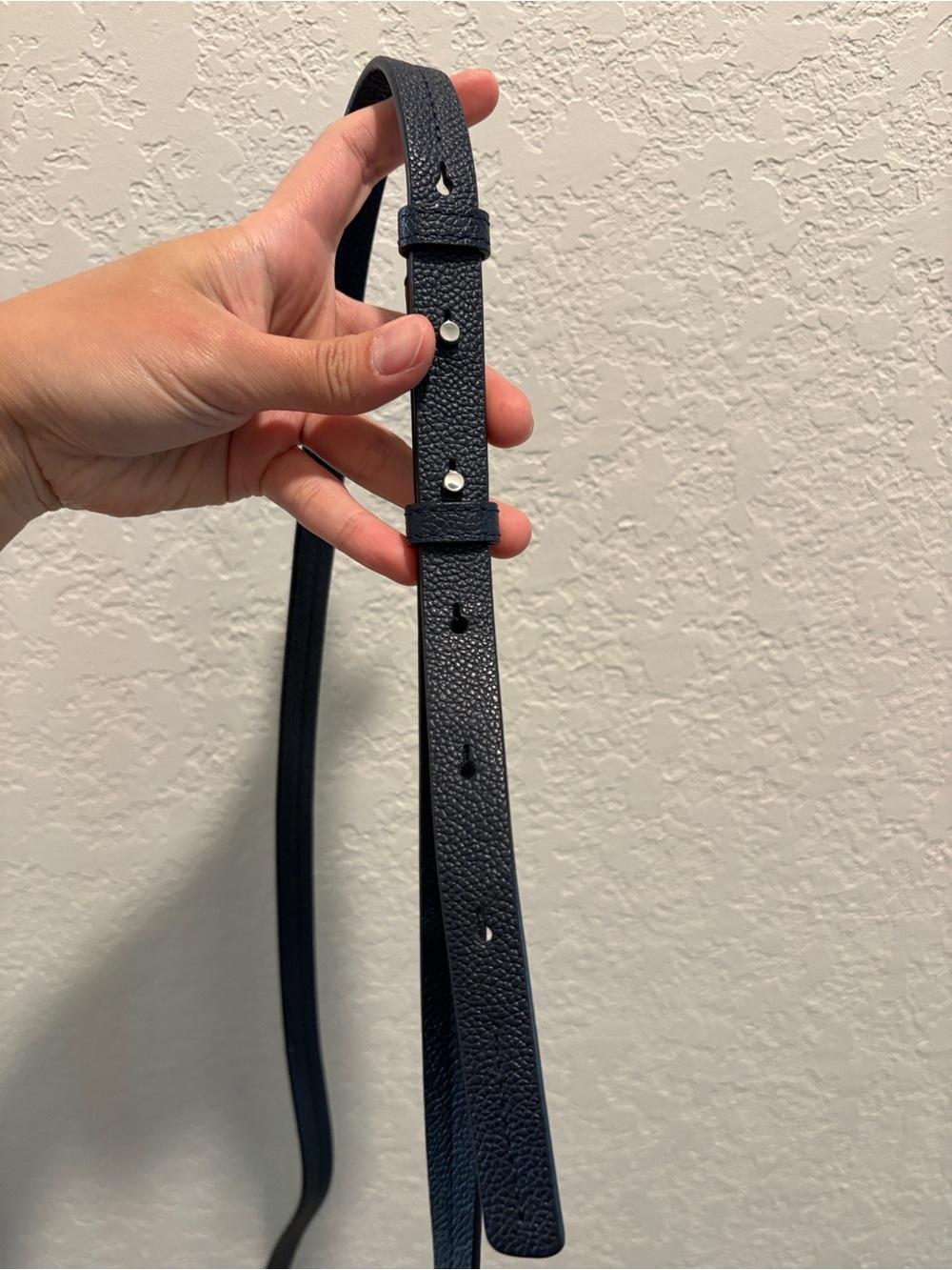 Kate Spade Leather Adjustable Navy Blue Crossbody Strap - Picture 5 of 5